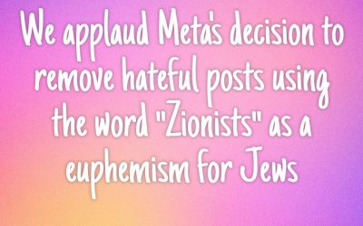 SAZF Joins Global Coalition in Applauding Meta’s Stand Against Online Antisemitism